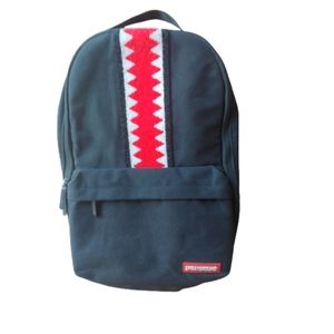 Sprayground Ghost Vertical black and red backpack